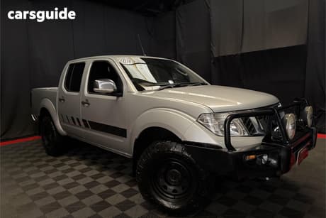 Silver 2011 Nissan Navara King Cab Pickup St-X (4X4)