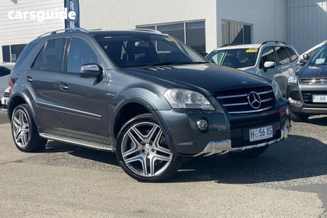 Grey 2010 Mercedes-Benz ML SUV ML63 AMG 4X4