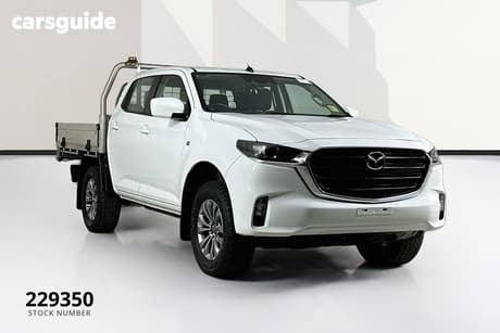 White 2022 Mazda BT-50 Dual Cab Chassis Xt (4X4)