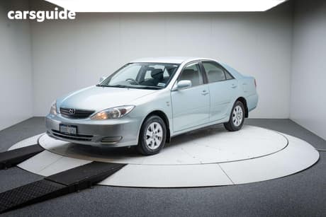 Blue 2003 Toyota Camry Sedan Ateva