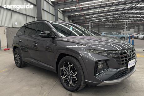 Grey 2023 Hyundai Tucson Wagon Highlander N Line (Awd) No Srf