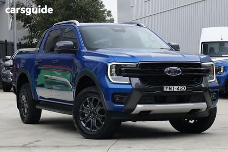 Blue 2025 Ford Ranger Double Cab Pick Up Wildtrak X 2.0 (4X4)