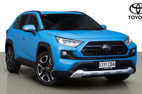 Blue 2019 Toyota RAV4 Wagon Edge Awd