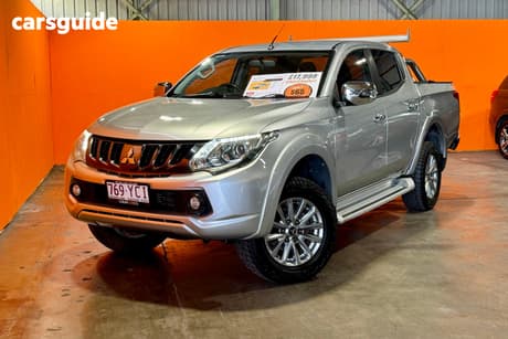 Silver 2018 Mitsubishi Triton Dual Cab Utility Gls (4X4)