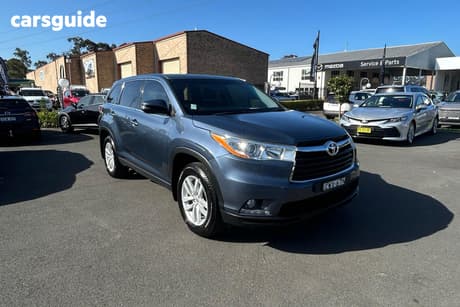 Blue 2014 Toyota Kluger Wagon Gx (4X2)