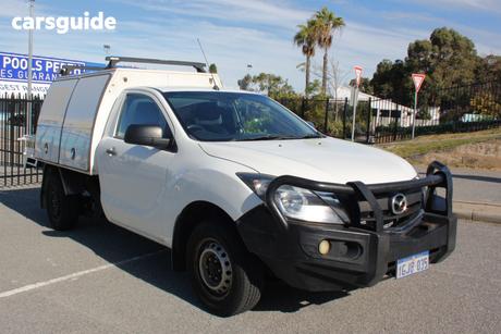 White 2017 Mazda BT-50 Cab Chassis Xt (4X2)