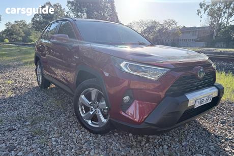 Red 2019 Toyota RAV4 Wagon Gxl 2Wd Hybrid