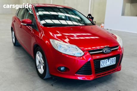 Red 2012 Ford Focus Sedan Trend