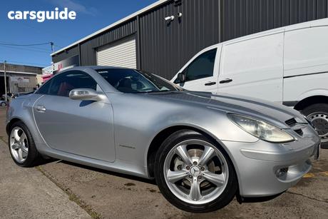 Silver 2004 Mercedes-Benz SLK200 Convertible KOMPRESSOR