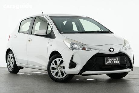White 2019 Toyota Yaris Hatchback Ascent