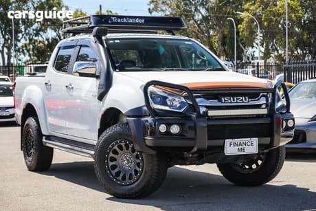 White 2019 Isuzu D-MAX Crew Cab Utility Ls-U (4X4)
