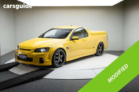 Yellow 2010 Holden Commodore Utility Ss