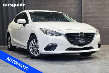 White 2013 Mazda 3 Sedan Touring