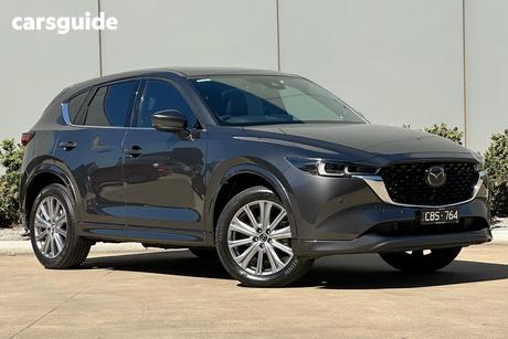 Grey 2022 Mazda CX-5 Wagon Akera Turbo (Awd)