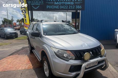 Silver 2017 Mitsubishi Triton Dual Cab Utility Glx Plus (4X4)