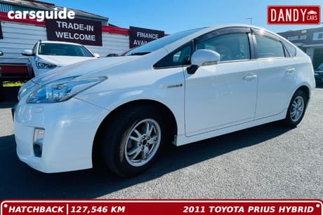 White 2011 Toyota Prius Hatchback Hybrid