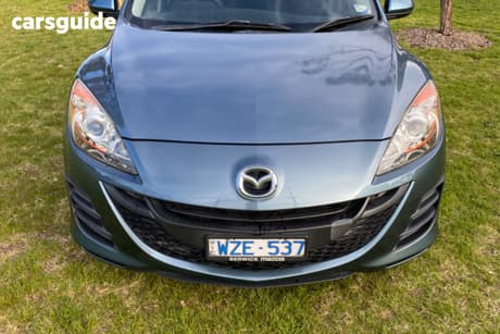 Blue 2009 Mazda 3 Sedan Neo