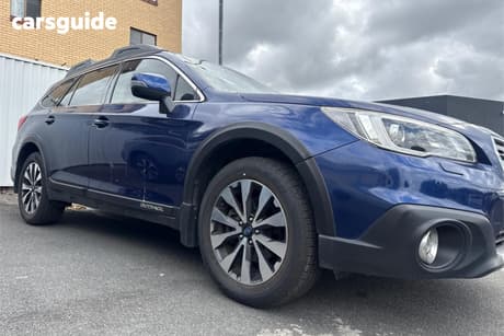 Blue 2017 Subaru Outback Wagon 2.5I Premium