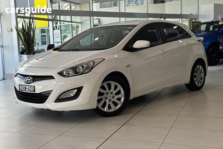 White 2012 Hyundai I30 Hatchback Active