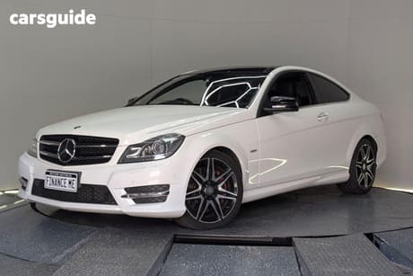 White 2014 Mercedes-Benz C250 Coupe Cdi