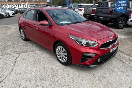 Red 2018 Kia Cerato Sedan S