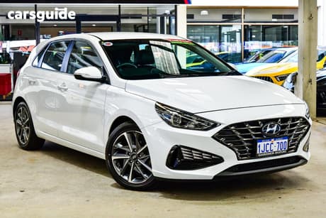 White 2021 Hyundai I30 Hatchback Elite