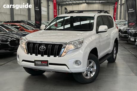 White 2016 Toyota Landcruiser Prado Wagon Gxl (4X4)