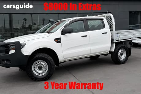 White 2020 Ford Ranger Double Cab Chassis Xl 3.2 (4X4)