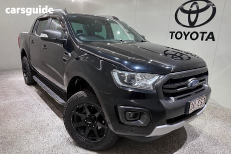 Black 2021 Ford Ranger Double Cab Pick Up Wildtrak 2.0 (4X4)