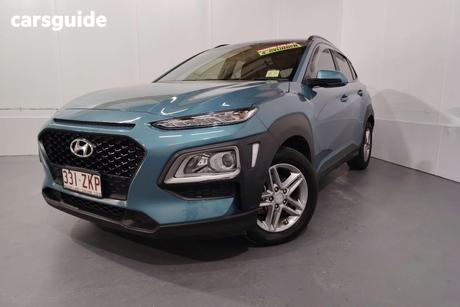 Blue 2020 Hyundai Kona Wagon Active (Fwd)