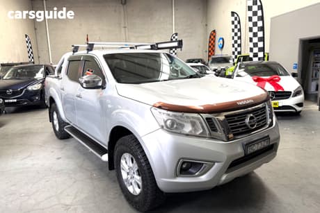 Silver 2015 Nissan Navara Dual Cab Utility St (4X4)