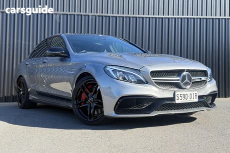 Silver 2016 Mercedes-Benz C63 Sedan S