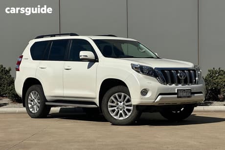 White 2016 Toyota Landcruiser Prado Wagon Vx (4X4)