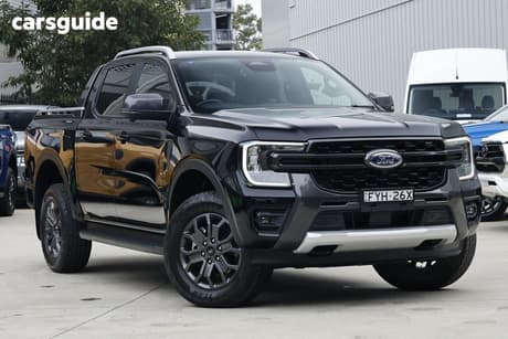 Black 2025 Ford Ranger Double Cab Pick Up Wildtrak 2.0 (4X4)
