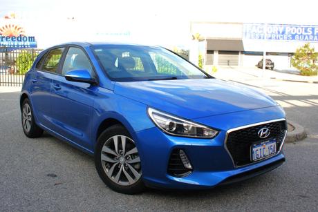 Blue 2017 Hyundai I30 Hatchback Active