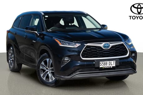 Black 2021 Toyota Kluger Wagon Gxl Hybrid Awd