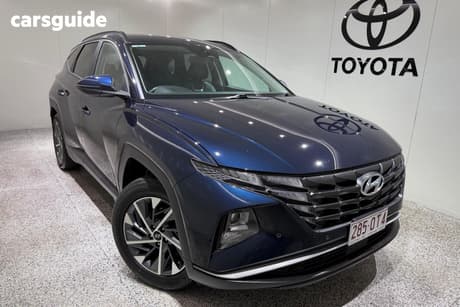 Blue 2022 Hyundai Tucson Wagon Elite (Fwd)