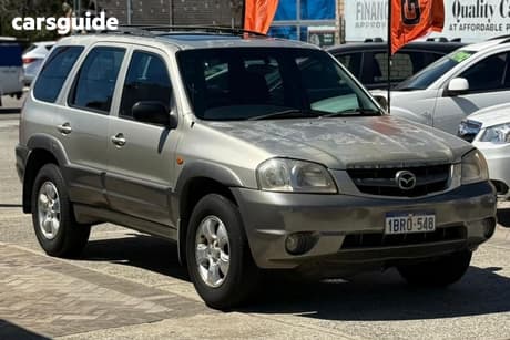 Silver 2004 Mazda Tribute Wagon Classic