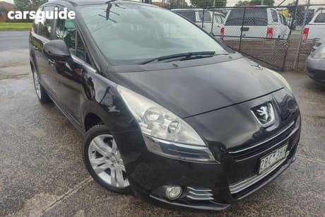 Black 2013 Peugeot 5008 Wagon Active 1.6T