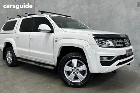 White 2020 Volkswagen Amarok Dual Cab Utility Tdi550 Highline 4Motion (4X4)