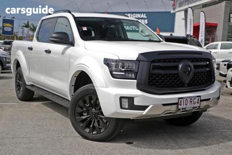 White 2026 GWM Cannon Alpha Dual Cab Utility Lux Phev (4X4)