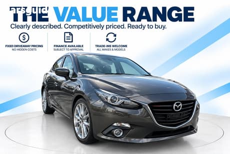 Silver 2014 Mazda 3 Sedan Sp25 Gt