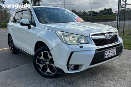 White 2014 Subaru Forester SUV 2.0XT