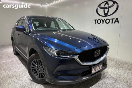 Blue 2021 Mazda CX-5 Wagon Touring (Awd)