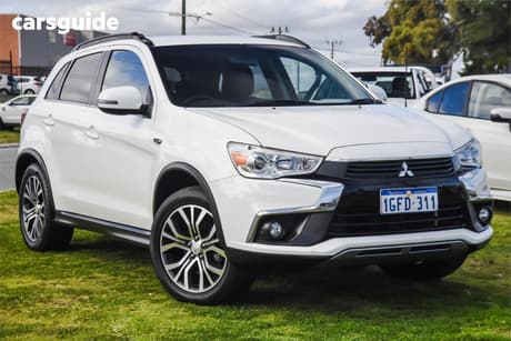 White 2017 Mitsubishi ASX Wagon Ls (4Wd)