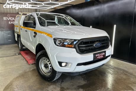 White 2018 Ford Ranger Double Cab Chassis Xl 2.2 Hi-Rider (4X2)