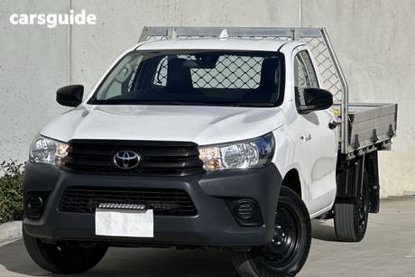 White 2023 Toyota Hilux Cab Chassis Workmate (4X2)