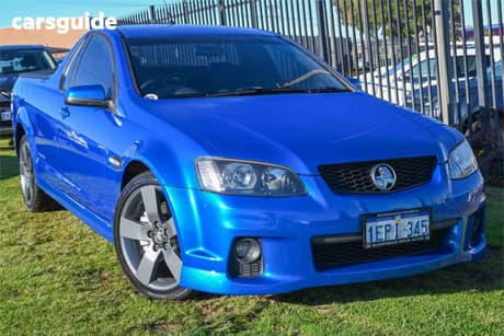 Blue 2011 Holden Commodore Utility Ss