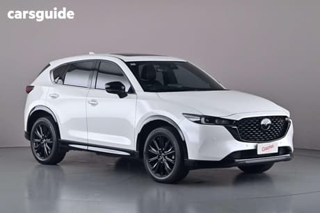 White 2022 Mazda CX-5 Wagon Gt Sp Turbo (Awd)