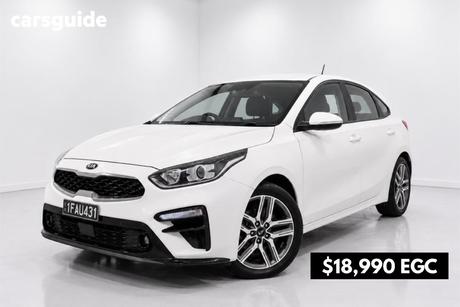 White 2019 Kia Cerato Hatchback Sport Safety Pack